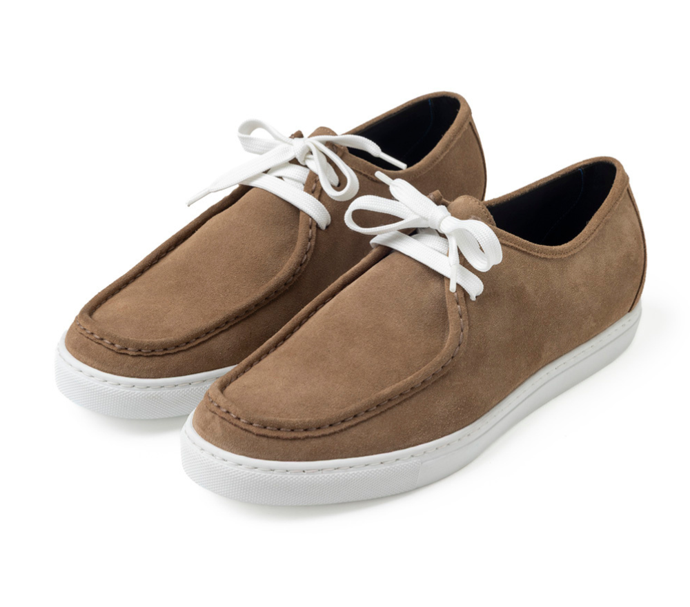 Moccasin Martin in Beige - Risch Shoes