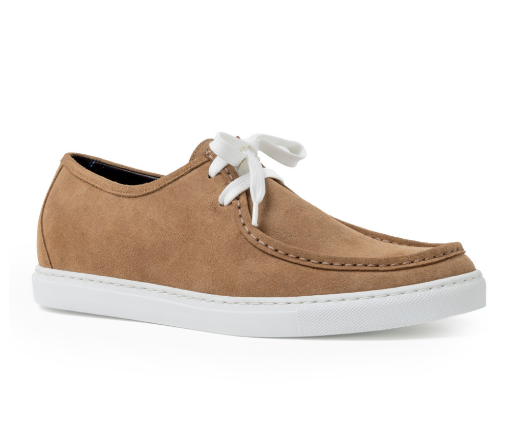 Moccasin Martin in Beige - Risch Shoes