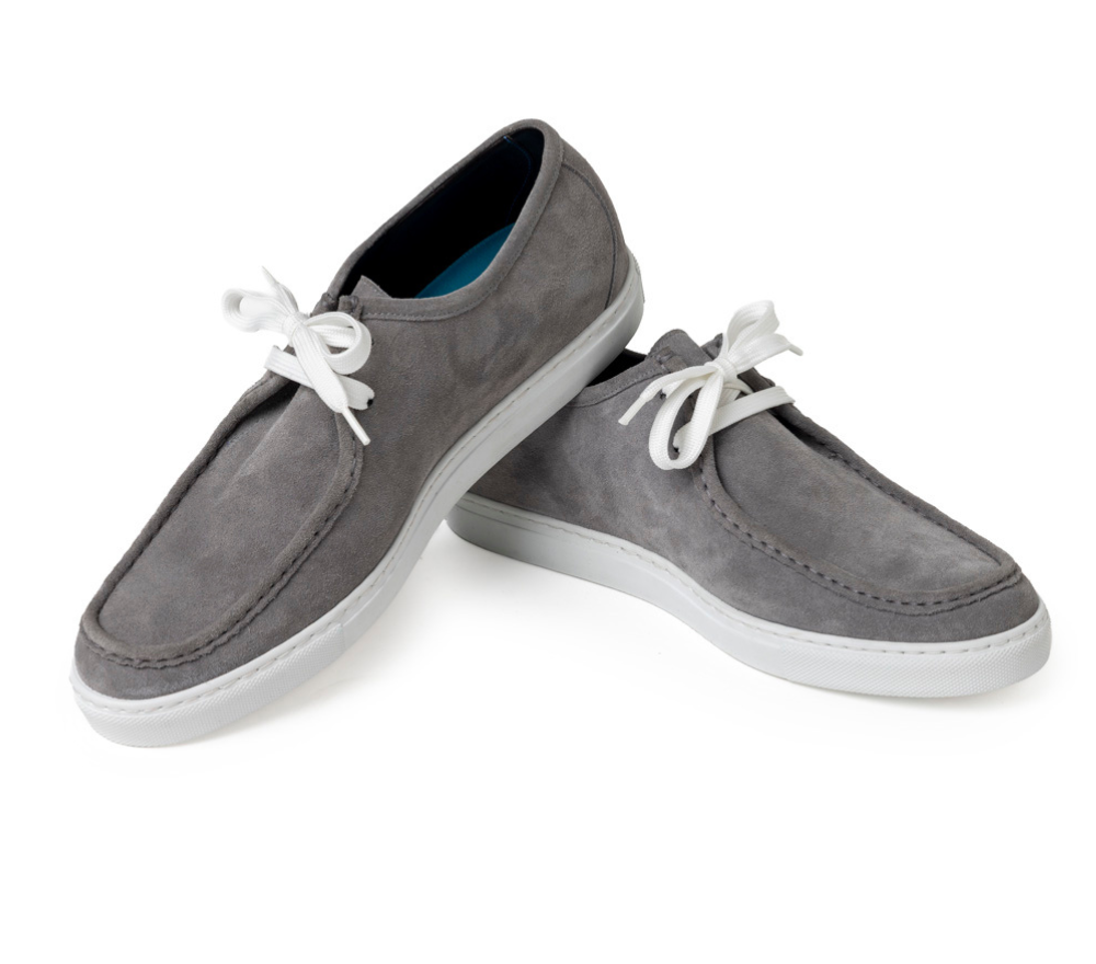 Moccasin Martin in Hellgrau - Risch Shoes