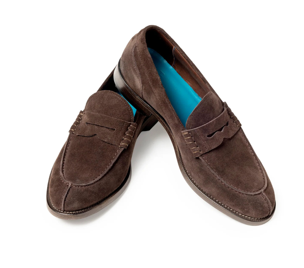Loafer Chicago in Velours Marrone - Risch Shoes
