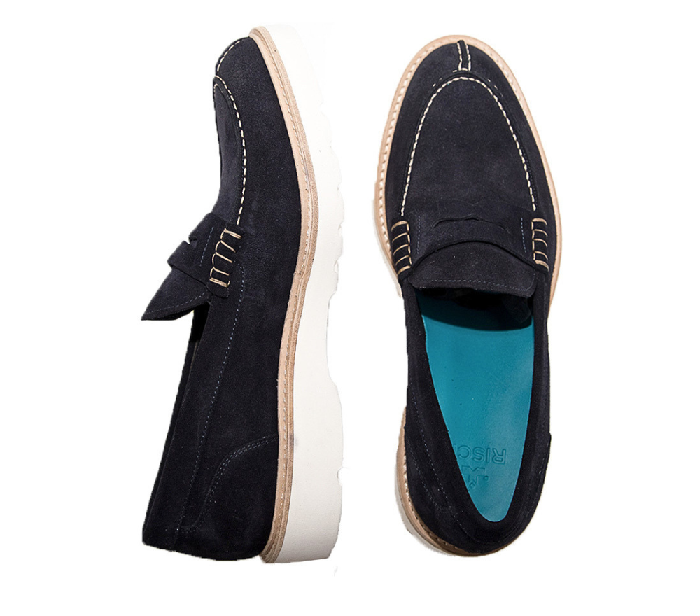 Loafer Luca in Blau - Risch Shoes