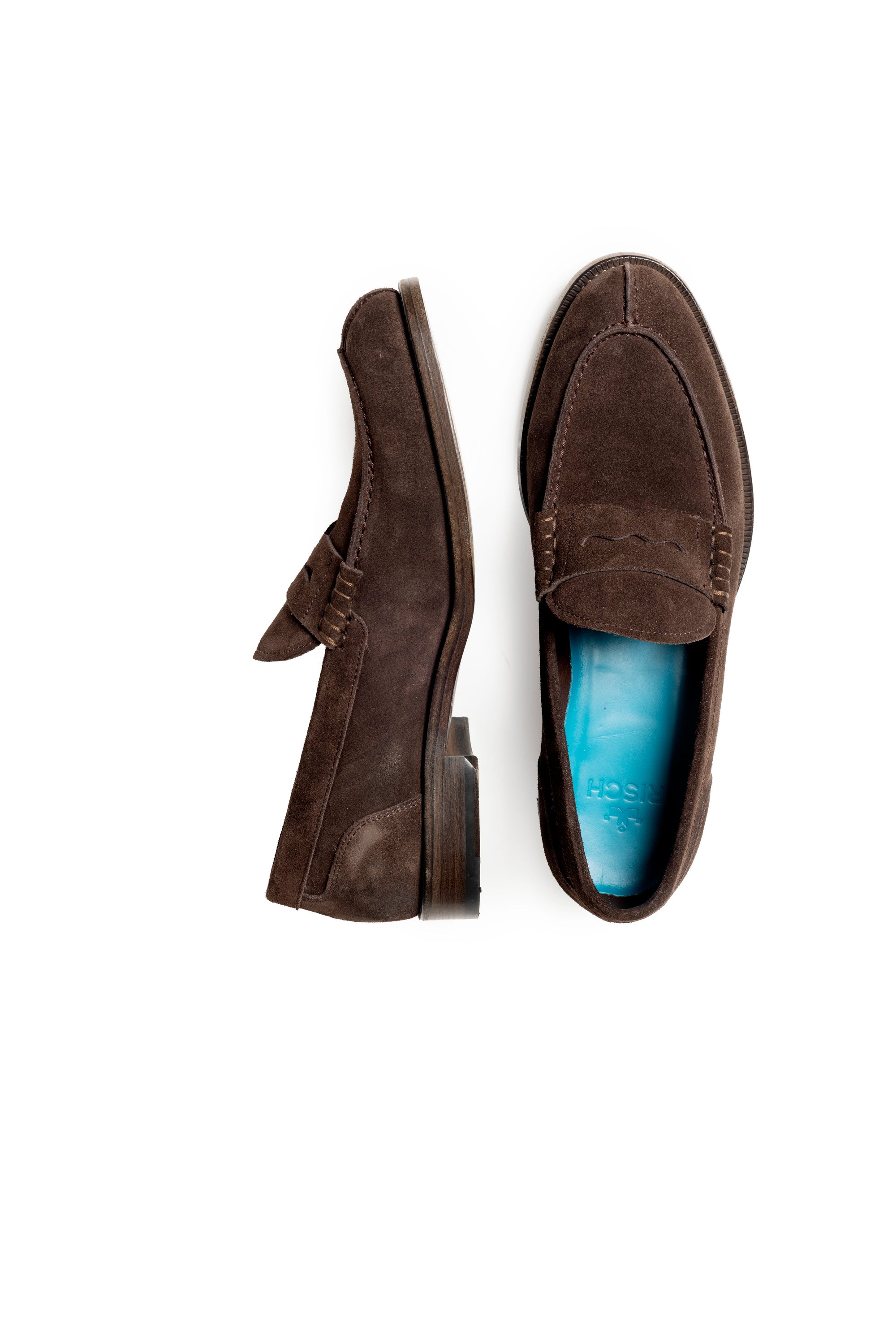 Loafer Chicago in Velours Marrone - Risch Shoes