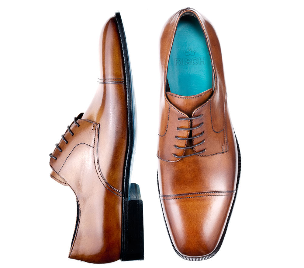 Derby George in Cognac - Risch Shoes AG, ZN Zürich