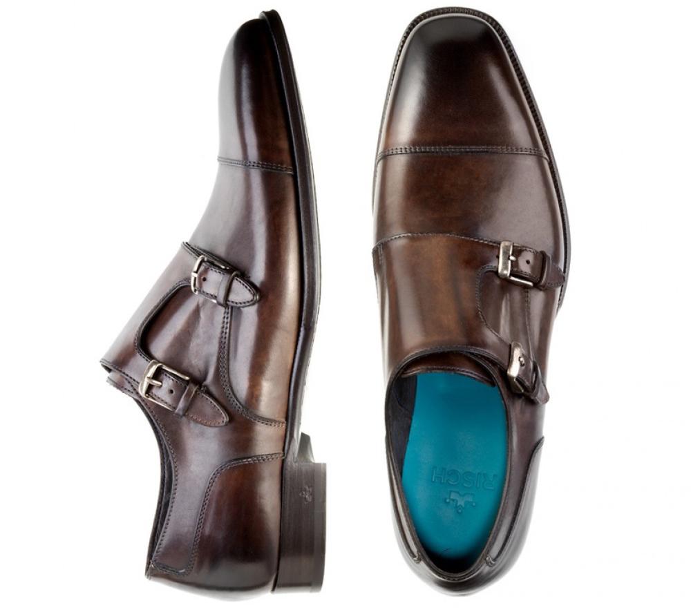 Double Monk Riccardo in Marrone - Risch Shoes AG, ZN Zürich