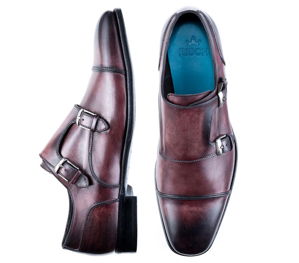 Double Monk Riccardo in Prugna - Risch Shoes AG, ZN Zürich