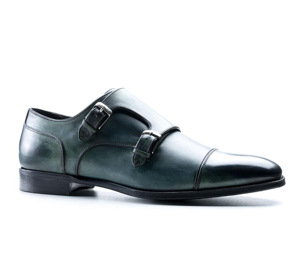 Double Monk Riccardo in Verde - Risch Shoes AG, ZN Zürich