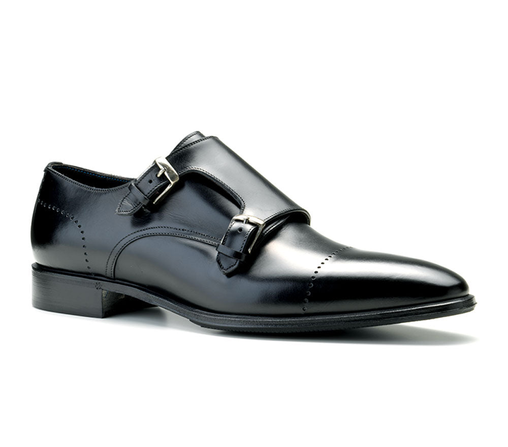 Double Monk Vincent in Nero - Risch Shoes AG, ZN Zürich