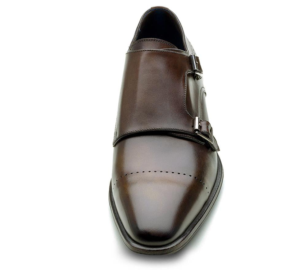 Double Monk Vincent in Marrone - Risch Shoes AG, ZN Zürich
