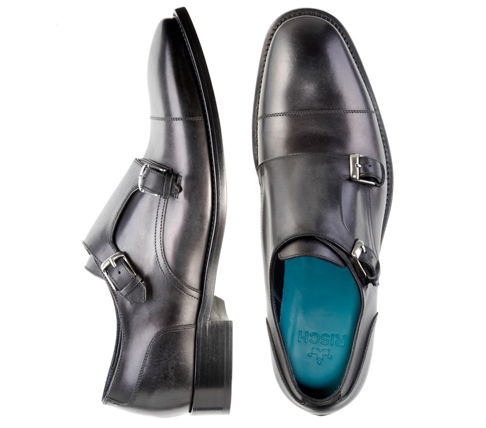 Double Monk New York Nero - Risch Shoes AG, ZN Zürich