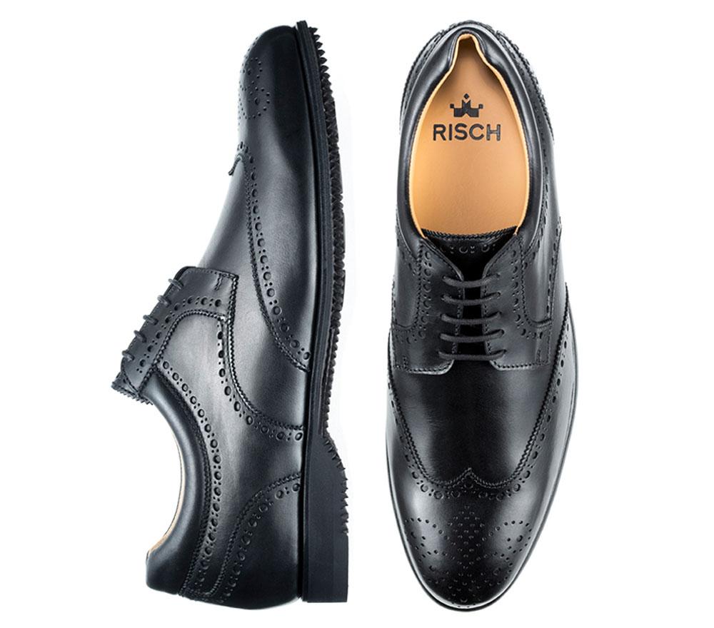 Derby Eugenio in Nero - Risch Shoes AG, ZN Zürich