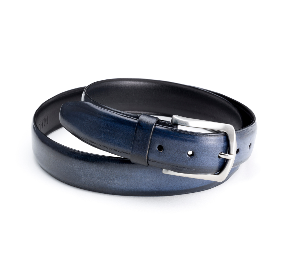 Gürtel Bangalore Oceano handeingefärbt