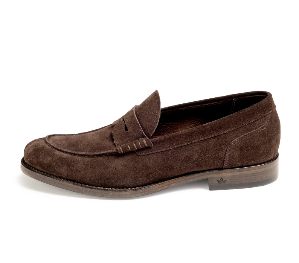 Loafer Chicago in Velours Marrone - Risch Shoes